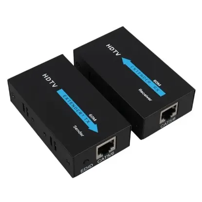 Powermaster PM-18232 HDMI To Cat5-Cat6 Extender 60 Metre Uzatıcı resmi