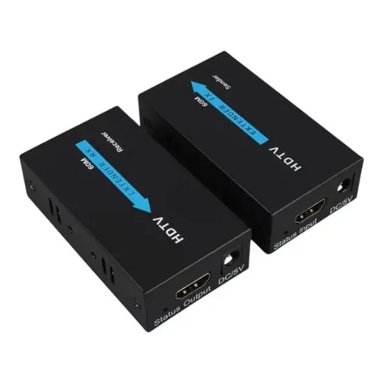 Powermaster PM-18232 HDMI To Cat5-Cat6 Extender 60 Metre Uzatıcı resmi