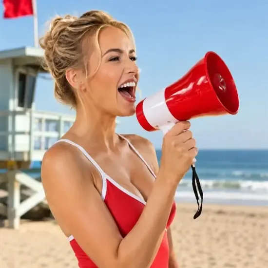 Magicvoice 619U 50 Watt Şarj Edilebilir El Megafonu Bluetooth ve Ses Kayıt Destekli resmi
