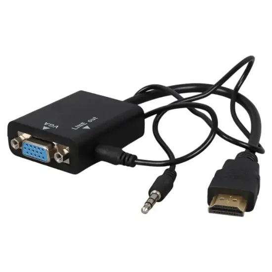 Powermaster HDMI To Vga+Audio Çevirici resmi