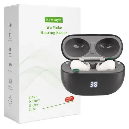 Sunup SN-37863 Dijital Şarj Edilebilir Mini Akıllı Kulak İçi İşitme Cihazı resmi