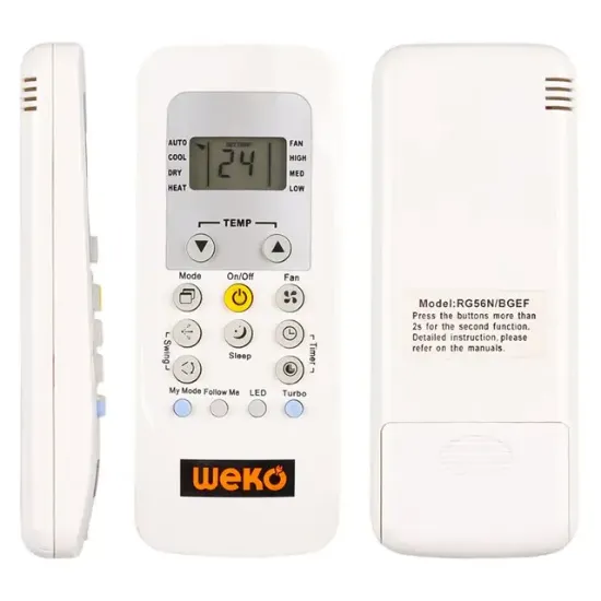 Carrier RG56N/BGEF 42QHC018ES Klima Kumanda resmi