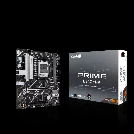 ASUS PRIME B840M-K AM5 DDR5 mATX ANAKART resmi