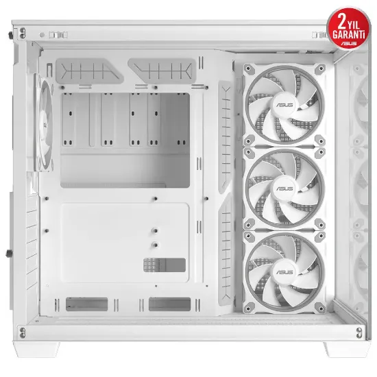 ASUS A32 PLUS M-ATX 3.2 GEN 2X1 TYPE C PORTU VE 360MM AIO CPU SOĞUTUCU & 420MM EKRAN KARTIYLA UYUMLU BEYAZ resmi