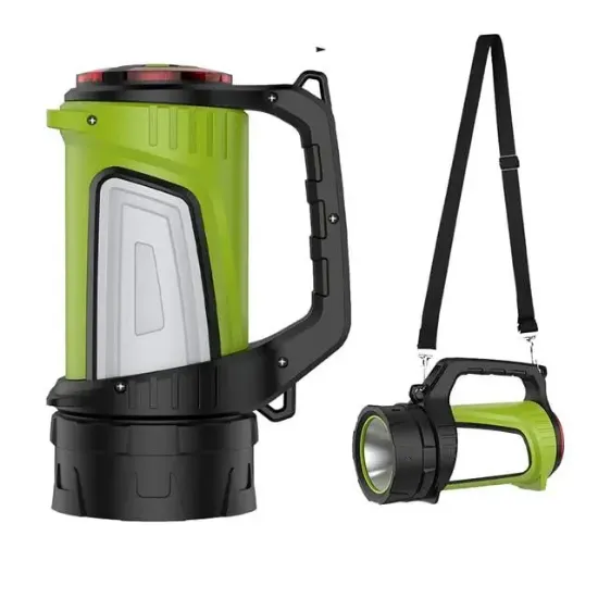 Powermaster Ledli Uzun Menzilli Kamp Tipi Şarjlı Işıldak Fener JS-881C resmi