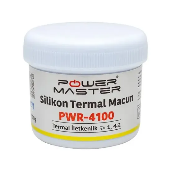PowerMaster PWR-4100 Beyaz Termal Macun 100 Gram 1.42W/M-K resmi