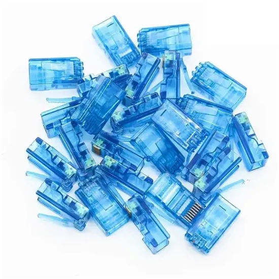 Powermaster PM-22702 RJ45 RJ45 CAT6 8P/8C Mavi Soket (100'lü Paket) resmi