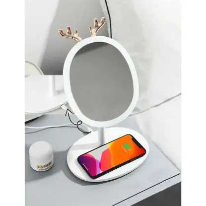 Powermaster PM-7420 Wireless Şarj Özellikli Ledli Makyaj Aynası resmi