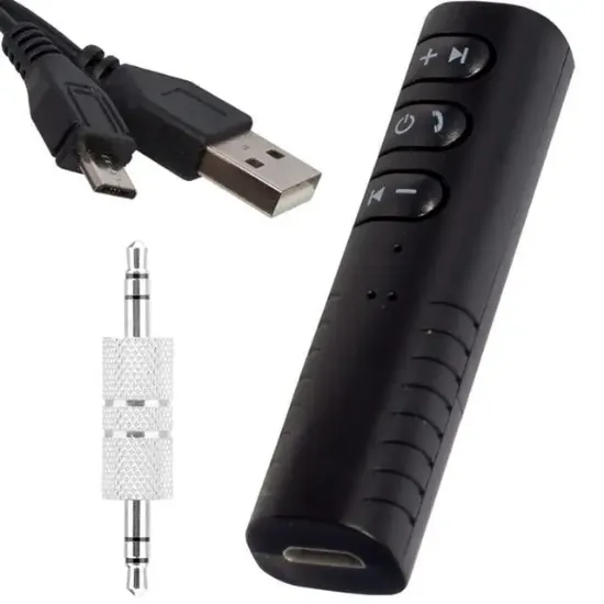 Powermaster BT-801 Oto Araç Bluetooth Aux Müzik Alıcı Çevirici Kiti resmi