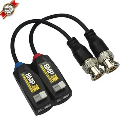 Powermaster 8MP 1080P 2KV 250-400 Metre HD-TVI-CVI-AHD-CVBS HD Video Balun PM-3889 resmi