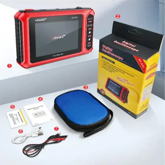 Noyafa NF-622 El Tipi 2.8" TFT Ekran Mini Dijital Osiloskop resmi
