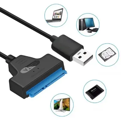 PowerMaster PM-6507 SSD HDD Sata Data TO USB3.0 2.5" Harddisk Kablo resmi