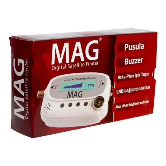 Mag MG-6300 LCD Ekranlı Mini Dijital Uydu Bulucu resmi