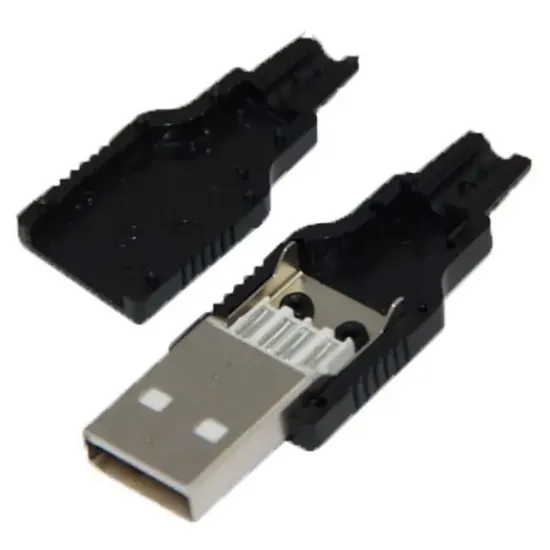 PowerMaster USB A Erkek Lehimlenebilir Model Soket (IC-264A) resmi