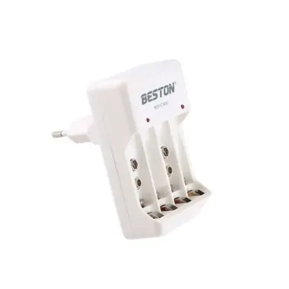 Beston BST-C802 2 - 4 Adet AA/AAA * 1 - 2 Adet 9 Volt Pil Şarj Cihazı resmi
