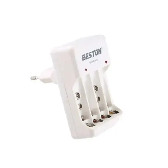 Beston BST-C802 2 - 4 Adet AA/AAA * 1 - 2 Adet 9 Volt Pil Şarj Cihazı resmi