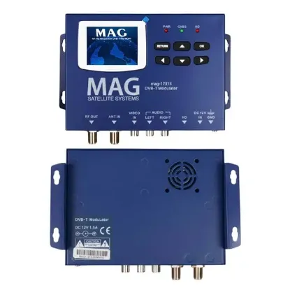 Mag MG-17313 Lcd Ekranlı Hd-Rf Converter Full Hd Dvb-T Encoder Modülatör (Dvb-T/Av/HDMI)             resmi