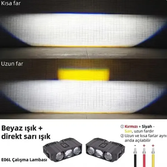 Powermaster PM-37848 12v Off-Road ve Motosi̇klet LED Aydinlatma resmi
