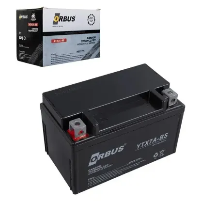 Orbus YTX7A-BS 12V 7A Motosiklet Aküsü (152 X 88 X 98 MM) (2.5Kg) resmi