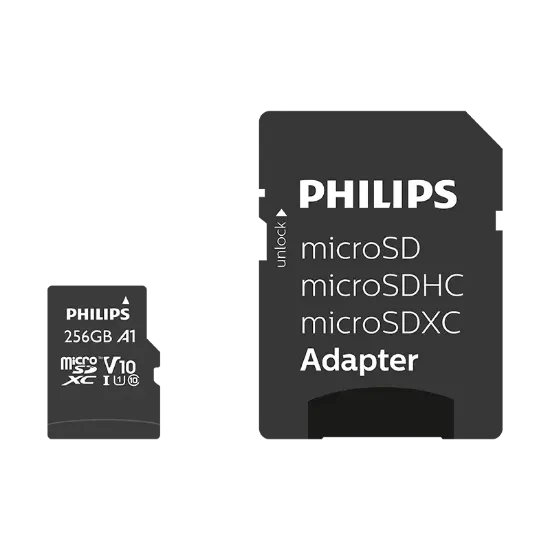 PHILIPS 256GB MICRO SDXC 80 MB/S C10 FM25MP45B/00 resmi