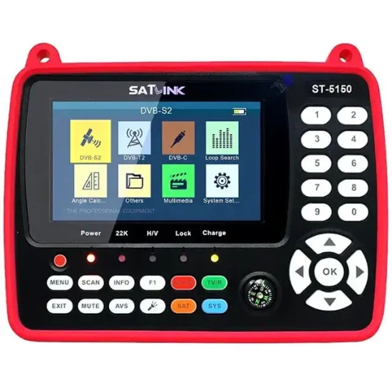 Satlink ST-5150 Combo DVB-S/S2/C/T/T2  - 4.3'' Ekranlı Görüntülü Full HD Uydu Yön Bulucu resmi
