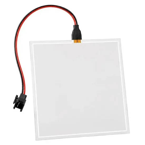 Powermaster PM-37724 100x100mm Elektrominesans (EL) 3V Led Panel Mavi Aydınlatmalı Esnek Yapı resmi