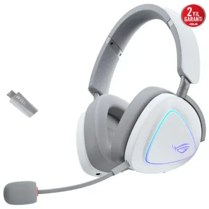 ASUS ROG DELTA II WIRELESS KULAKLIK BEYAZ resmi