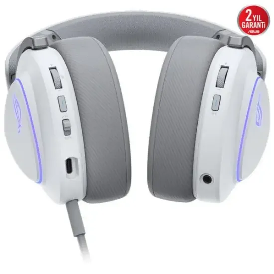 ASUS ROG DELTA II WIRELESS KULAKLIK BEYAZ resmi