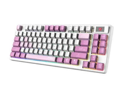 MSI FORGE GK600 TKL W VIOLET TR GAMING KLAVYE resmi
