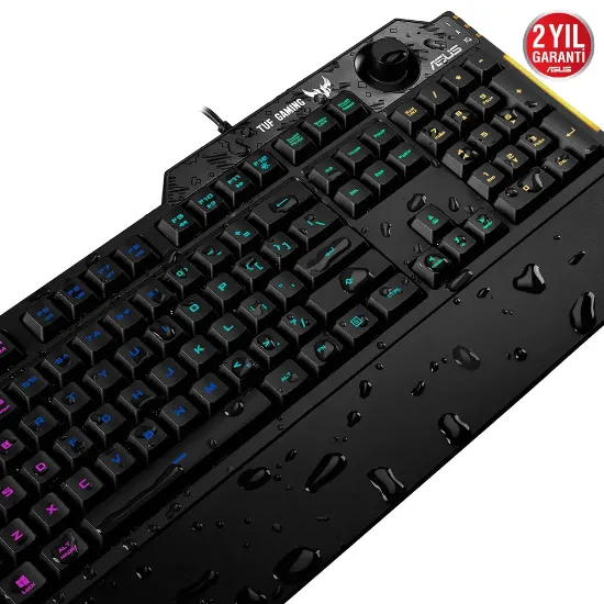 ASUS RA04 TUF GAMING K1 MEKANIK HISLI KLAVYE resmi