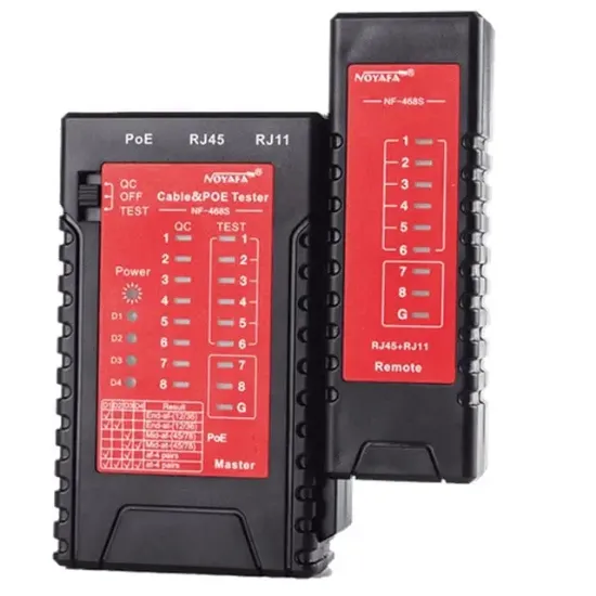 Noyafa NF-468S RJ45-RJ11-Poe Kablo Test Cihazı resmi