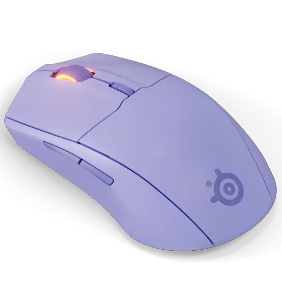 STEELS RIVAL 3 GEN 2 SSM62525 WL LAVENDER MOUSE. resmi
