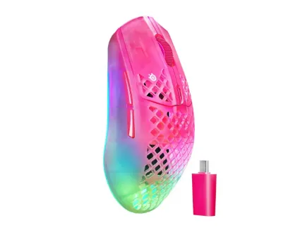 STEELSERIES AEROX 3 WL GEN 2 MAGENTAHAZE 62716 resmi