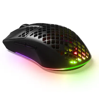 62612 STEELSERIES AEROX 3 ONYX WL MOUSE SIYAH resmi