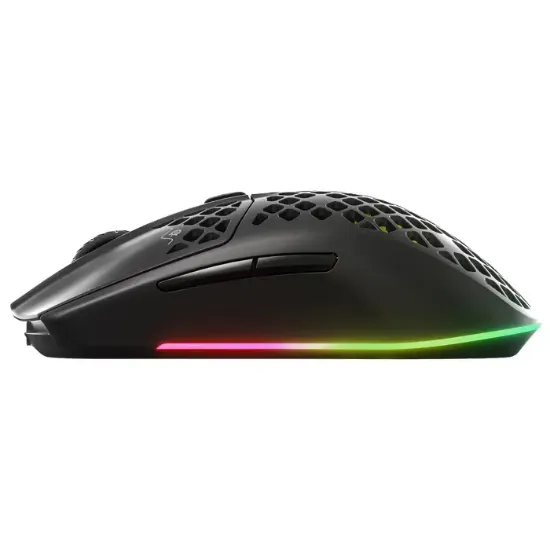 62612 STEELSERIES AEROX 3 ONYX WL MOUSE SIYAH resmi