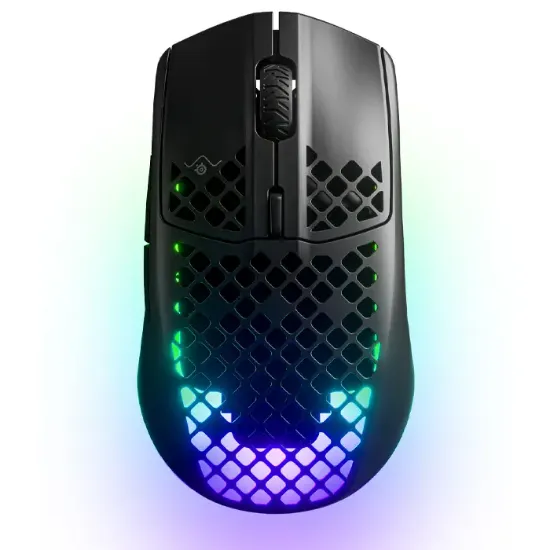 62612 STEELSERIES AEROX 3 ONYX WL MOUSE SIYAH resmi