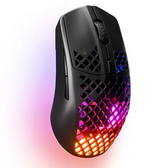 62612 STEELSERIES AEROX 3 ONYX WL MOUSE SIYAH resmi