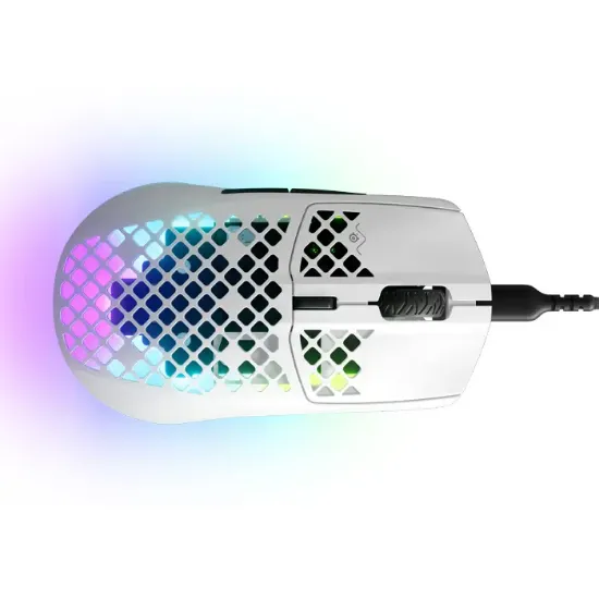STEELSERIES AEROX 3 MOUSE SNOW 62603 resmi