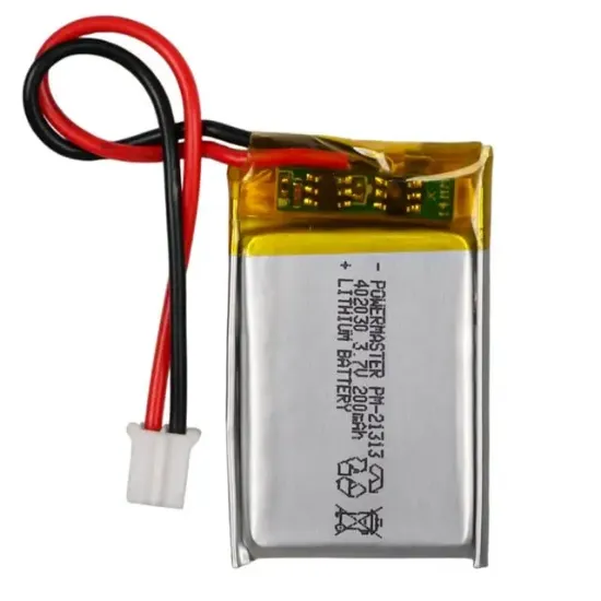 PowerMaster 402030 3.7 Volt 200 Mah Lityum Polimer Pil resmi