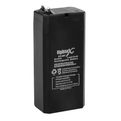 Lightex LT-407 4 Volt 0.8 Amper Akü resmi
