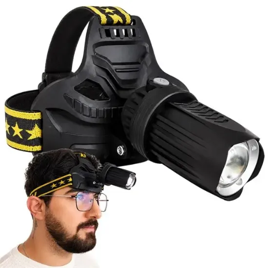 Powermaster Şarjlı Zoomlu Ledli Kafa Feneri MX-W643 resmi