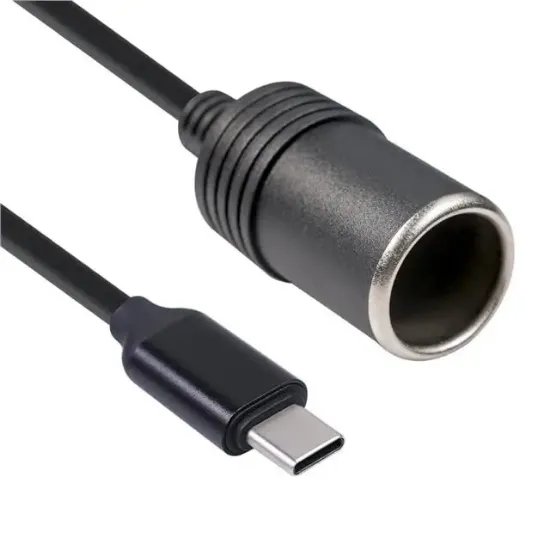 PowerMaster PM-24759 Type-C 5 Volt To 12 Volt Çakmak Fiş Çevirici resmi