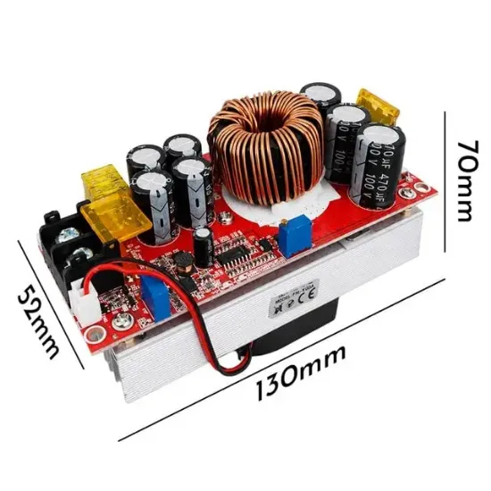 Powermaster PM-28740 1500 Watt 20 Amper 10-60V to 12-90V Ayarlanabilir Boost (Yükseltici) Modül resmi
