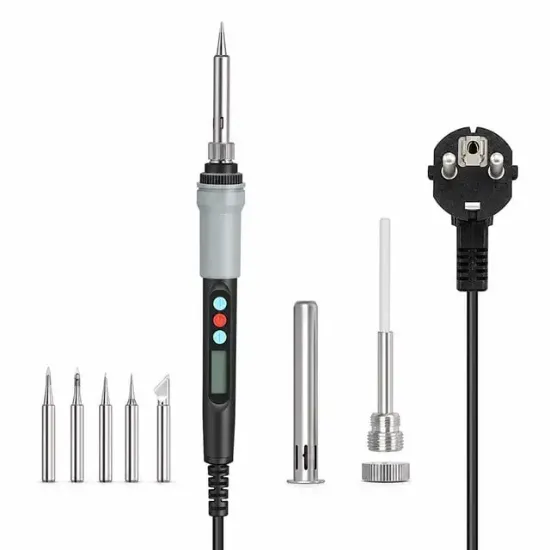 Powermaster PM-37867 90W Dijital Ayarlanabilir Isılı Lehim Makinesi Kalem Havya resmi
