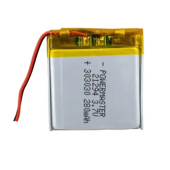 PowerMaster 303030 3.7 Volt 280 Mah Lityum Polimer Pil resmi