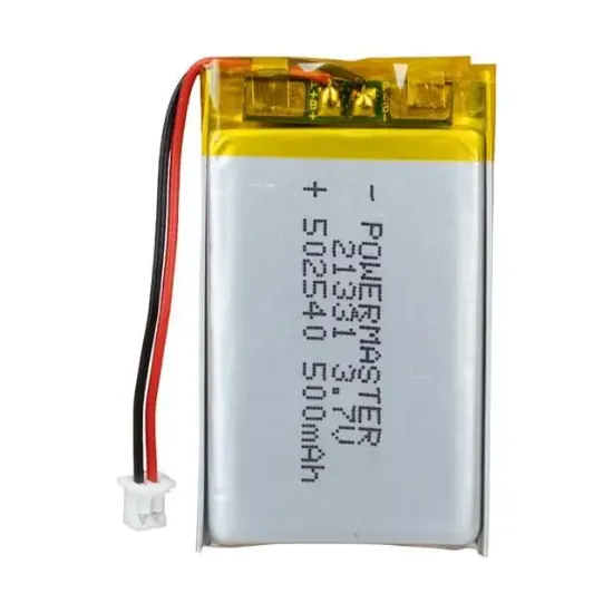 PowerMaster 502540 3.7 Volt 500 Mah Lityum Polimer Pil resmi