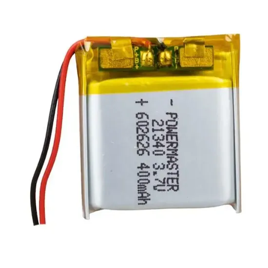 PowerMaster 602626 3.7 Volt 400 Mah Lityum Polimer Pil resmi