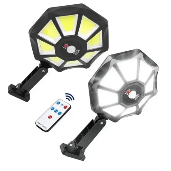 Powermaster ZB-168B Kumandalı Sensörlü Beyaz Solar Aydınlatma resmi