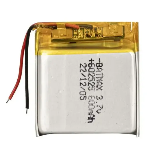 Powermaster 602525 3.7 Volt 600 Mah Lityum Polimer Pil resmi