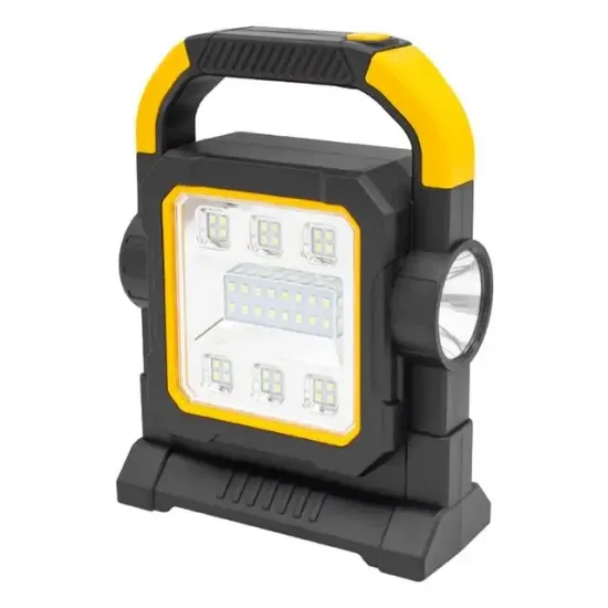 Powermaster HC-7078-D Üç Çalışma Modlu Şarjlı 32 SMD Ledli Taşınabilir Solar Panelli Lamba resmi